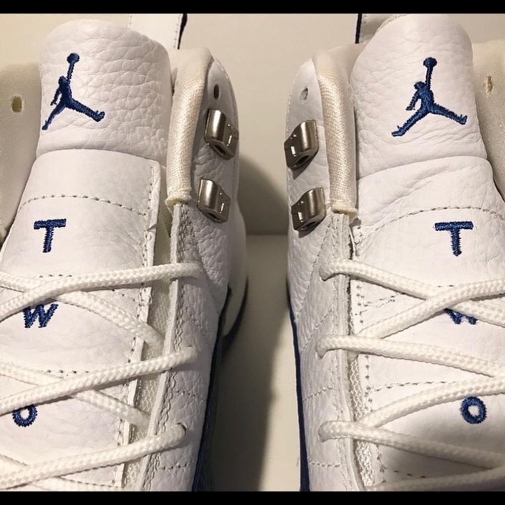NEW DS 2004 NIKE AIR JORDAN 12 XII FRENCH BLUE Sz 10 Supreme I III IV VI VII XI - Picture 4 of 14